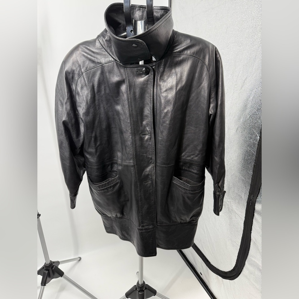 Women's Black Leather Jacket